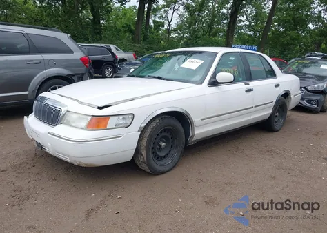 2002 Mercury Grand Marquis Gs from USA, damaged, VIN 2MEFM74W22X658668